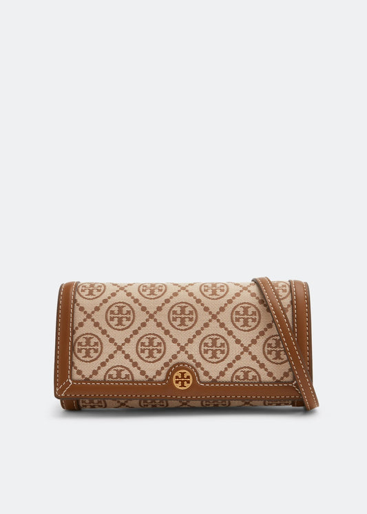 Tory Burch T Monogram Jacquard Wallet