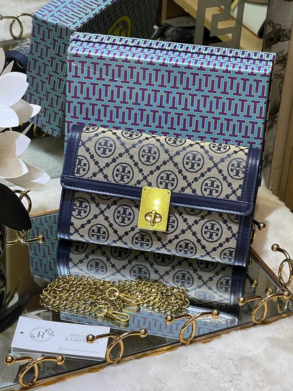 Tory Burch T Monogram Jacquard Wallet