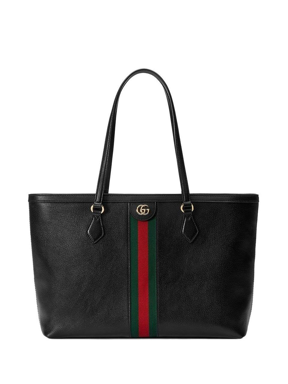 Gucci Ophidia Leather Tote Bag