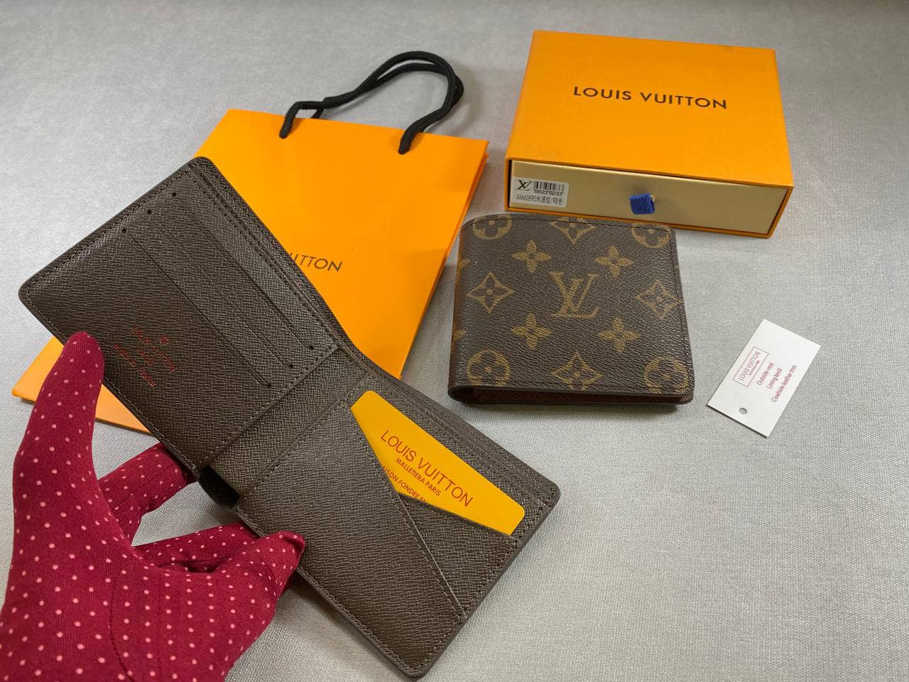 Louis Vuitton Genuine Leather Wallet