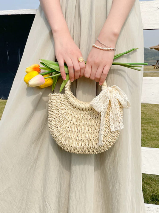 Zara Handmade Jute Straw Bucket Bags For Women