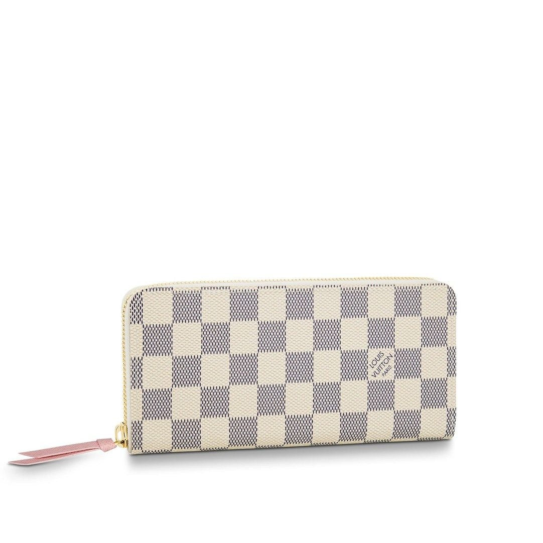 LV Zippy Wallet Damier Azur Canvas