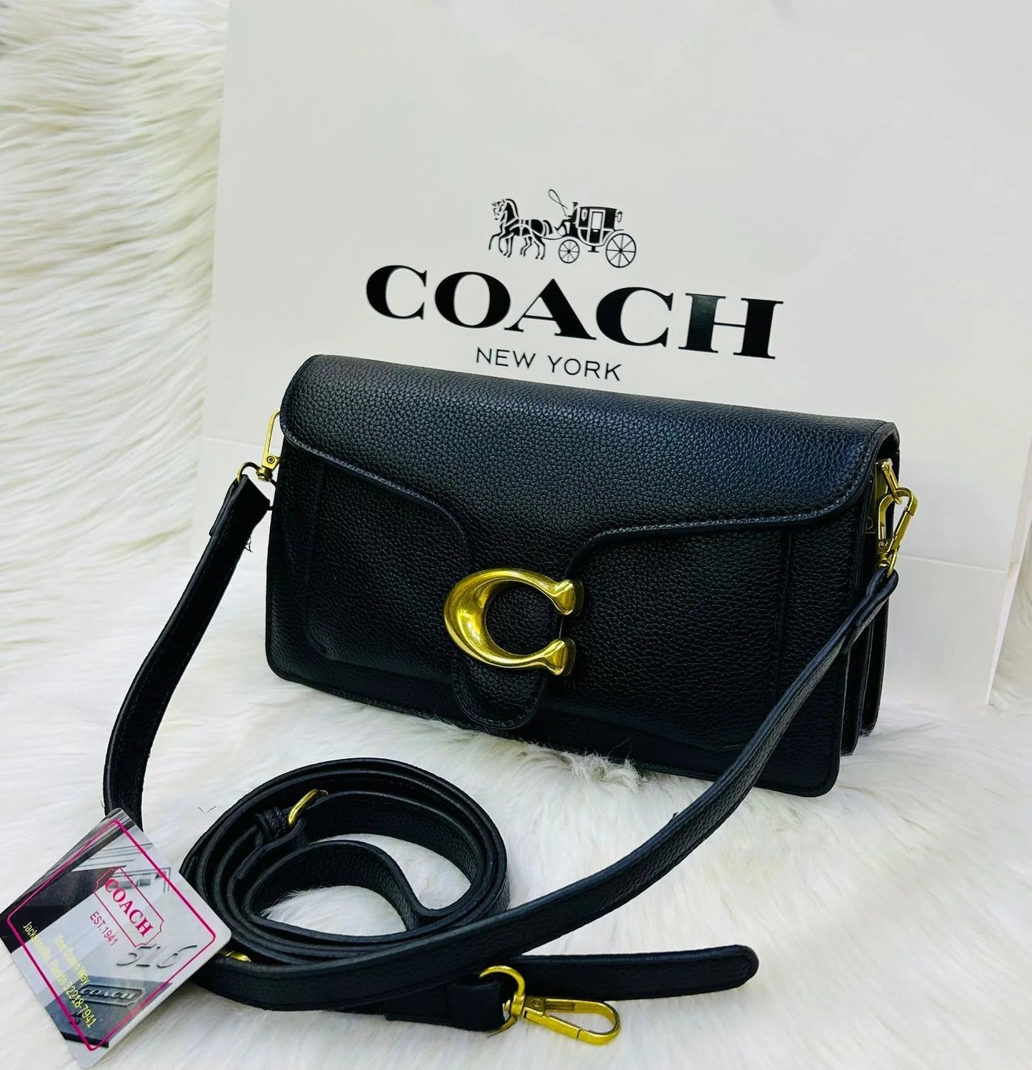 Coach Tabby Leather Shoulder Bag