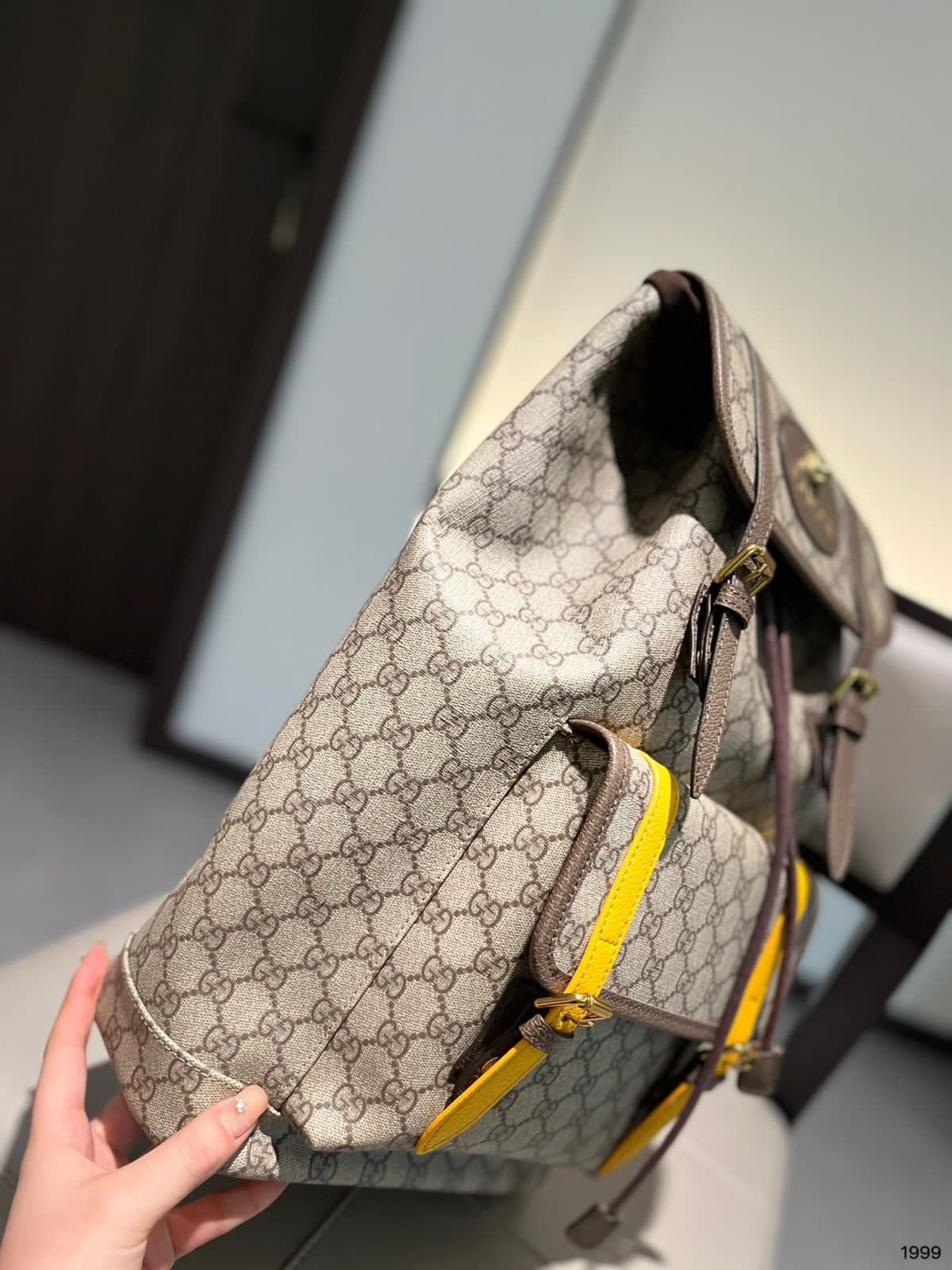 GG Supreme Canvas Backpack Bag