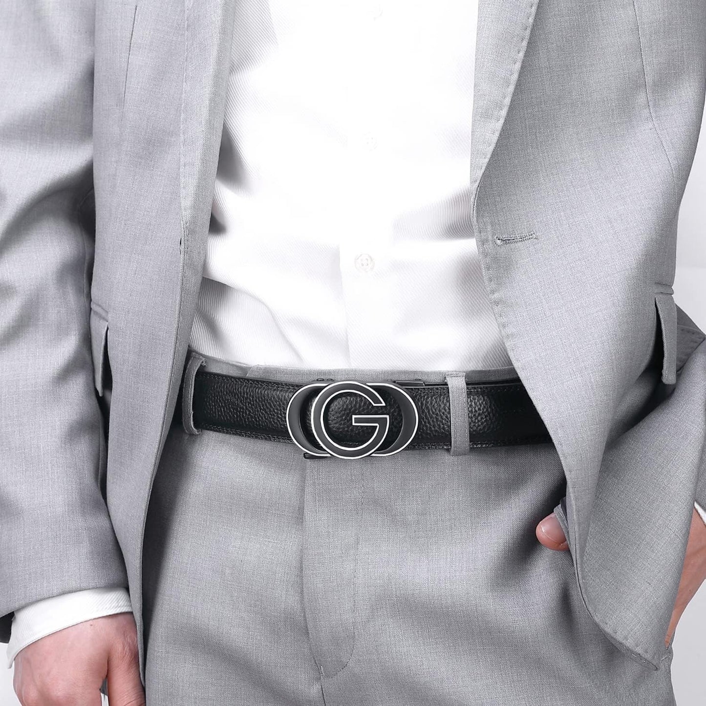 G letter Automatic Buckle belts men luxury brand