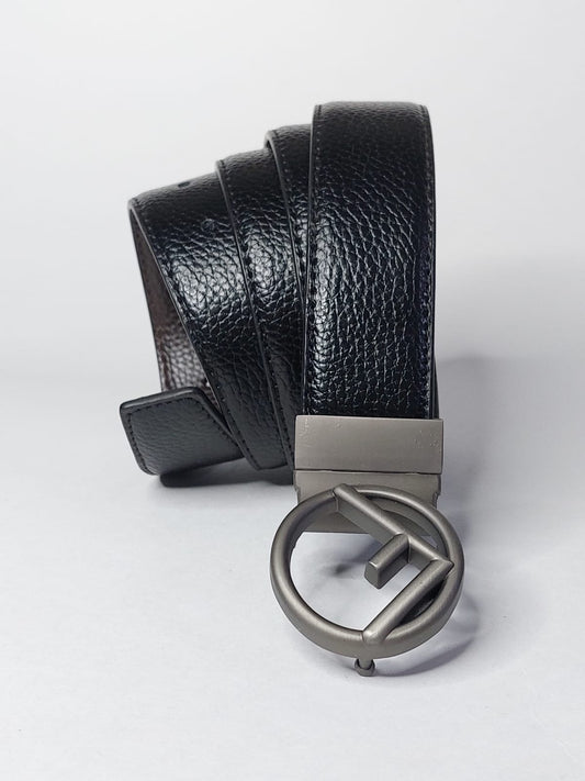 Fendi Initiales Leather Belt