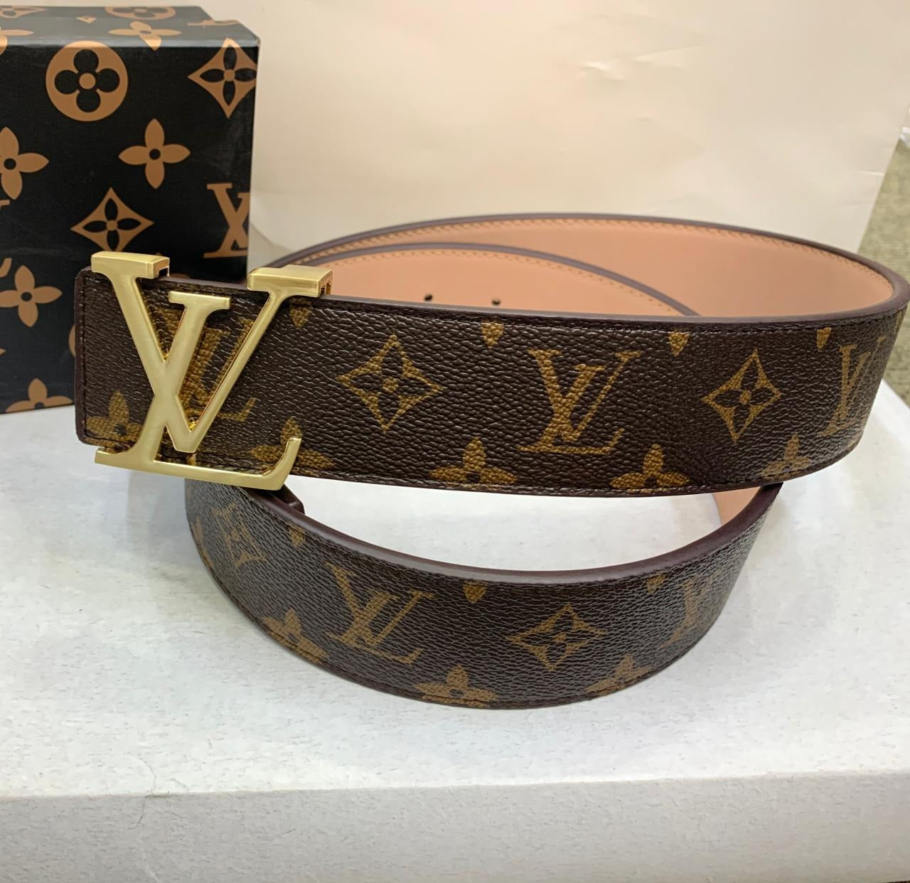 LV Pyramide Belt