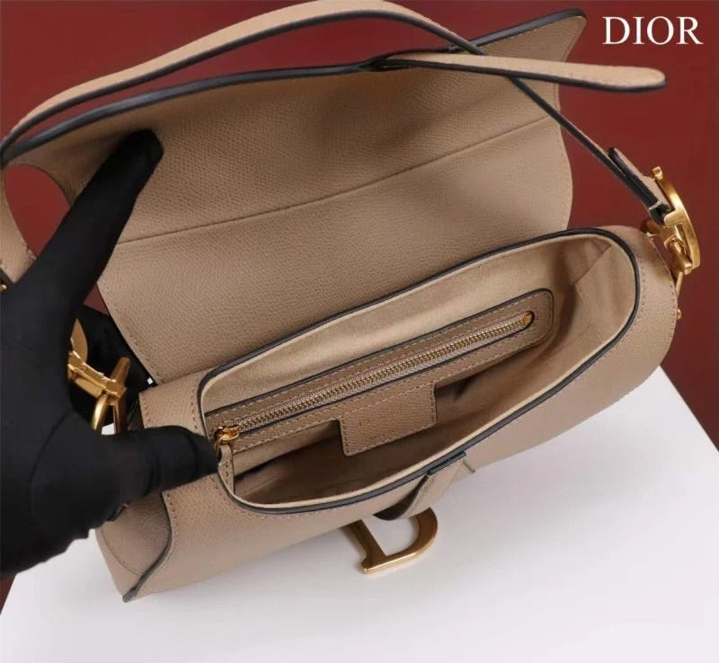 Dior Saddle Leather Bag