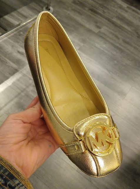 Michael Kors Fulton Metallic Moccasins