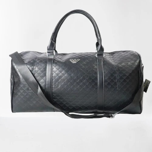 Armani Logo Embose Duffel Bag