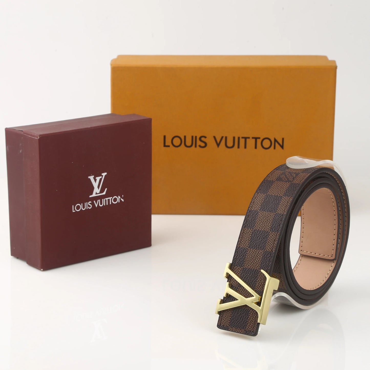 LV Leather Belt