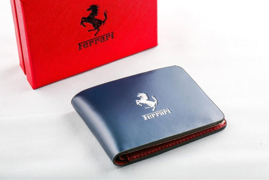 Ferrari Faux Leather Bi-Fold Wallet