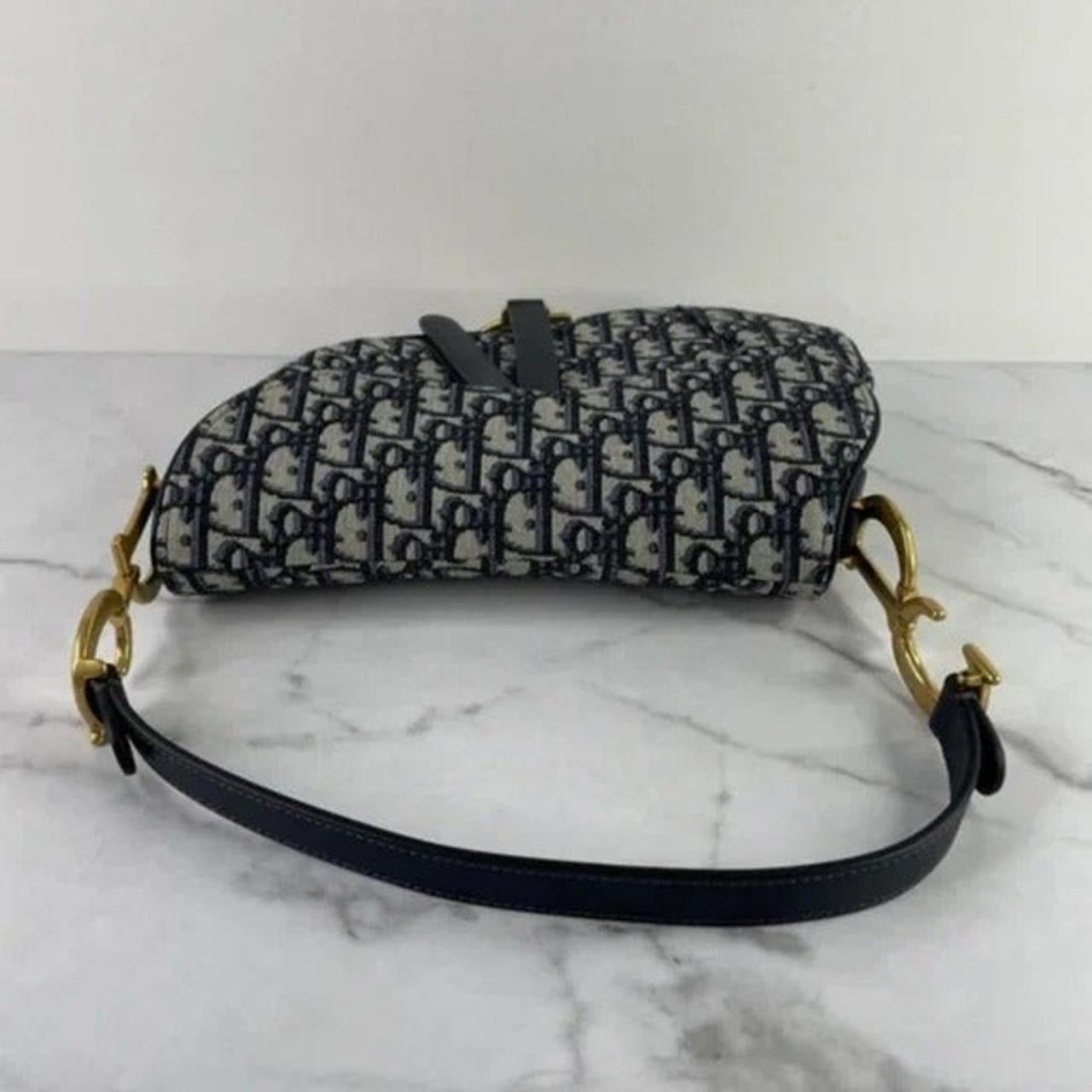 Christian Dior Saddle Bag With Strap Shoulder Bag