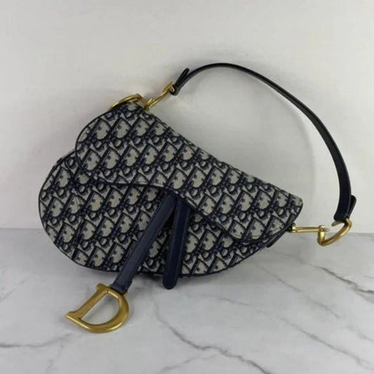 Christian Dior Saddle Bag With Strap Shoulder Bag