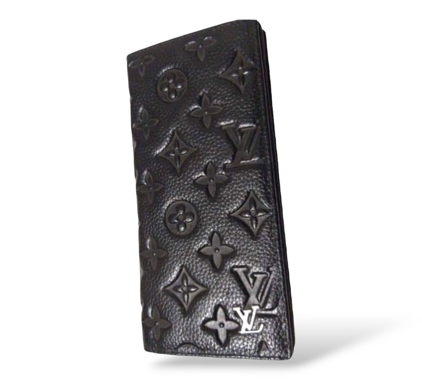 Louis Vuitton  Monogram Shadow Portefeuille Brazza  Long Wallet