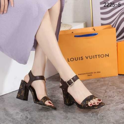 Louis Vuitton Women's Square Heel Sandals