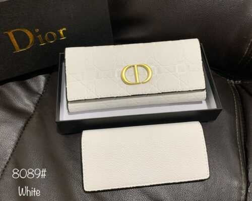 Dior Dompet Wanita Christian Wallet 2 in 1