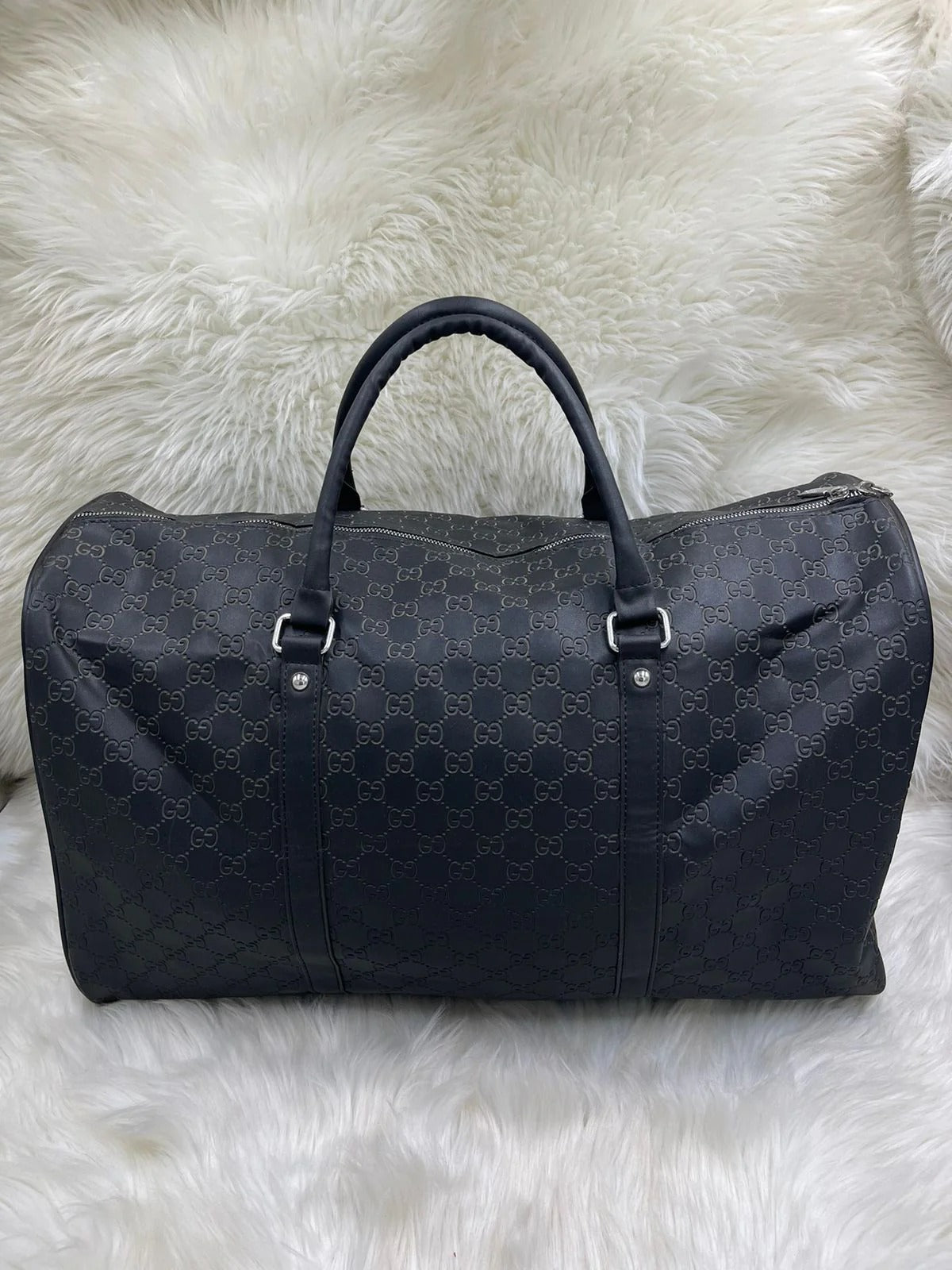 Gucci Monogram Duffel Bag