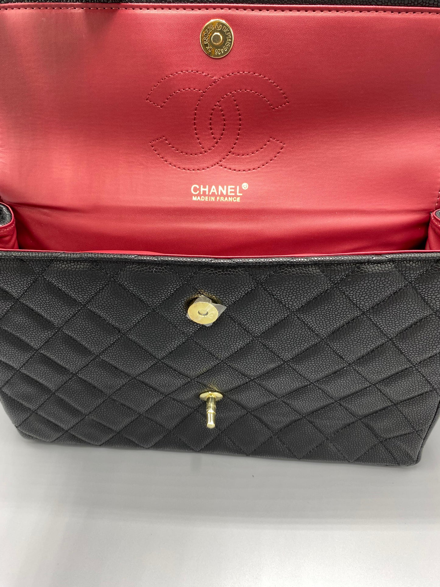 CHANEL Jumbo Black Caviar Bag