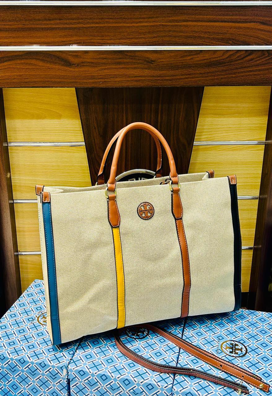 Tory Burch Blake Canvas Jumbo Tote