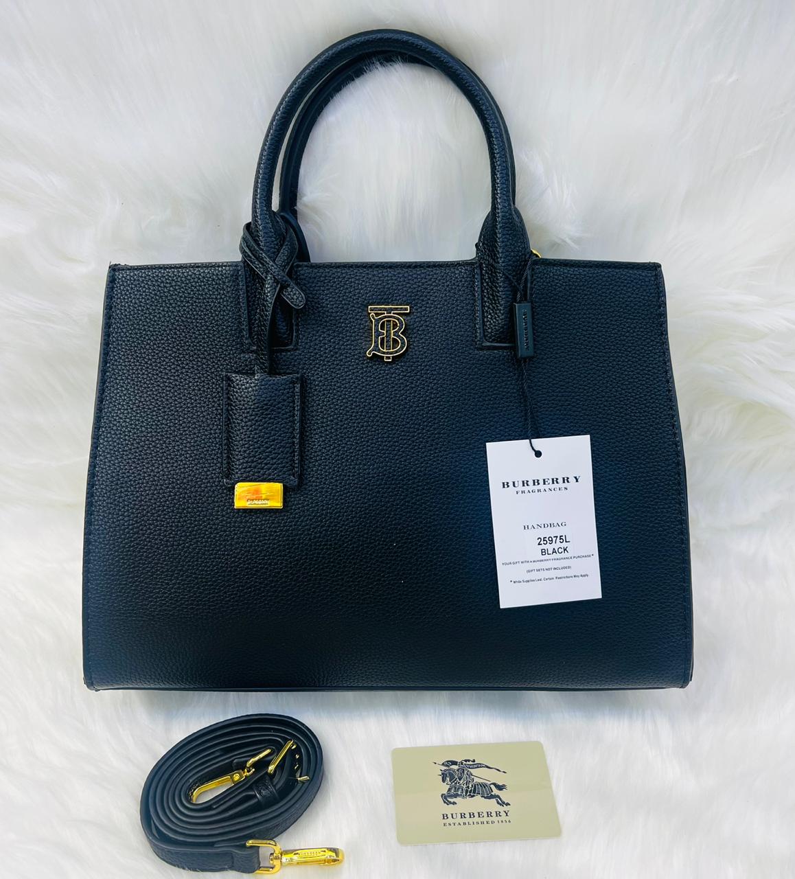 Burberry Small Frances Leather Tote Bag