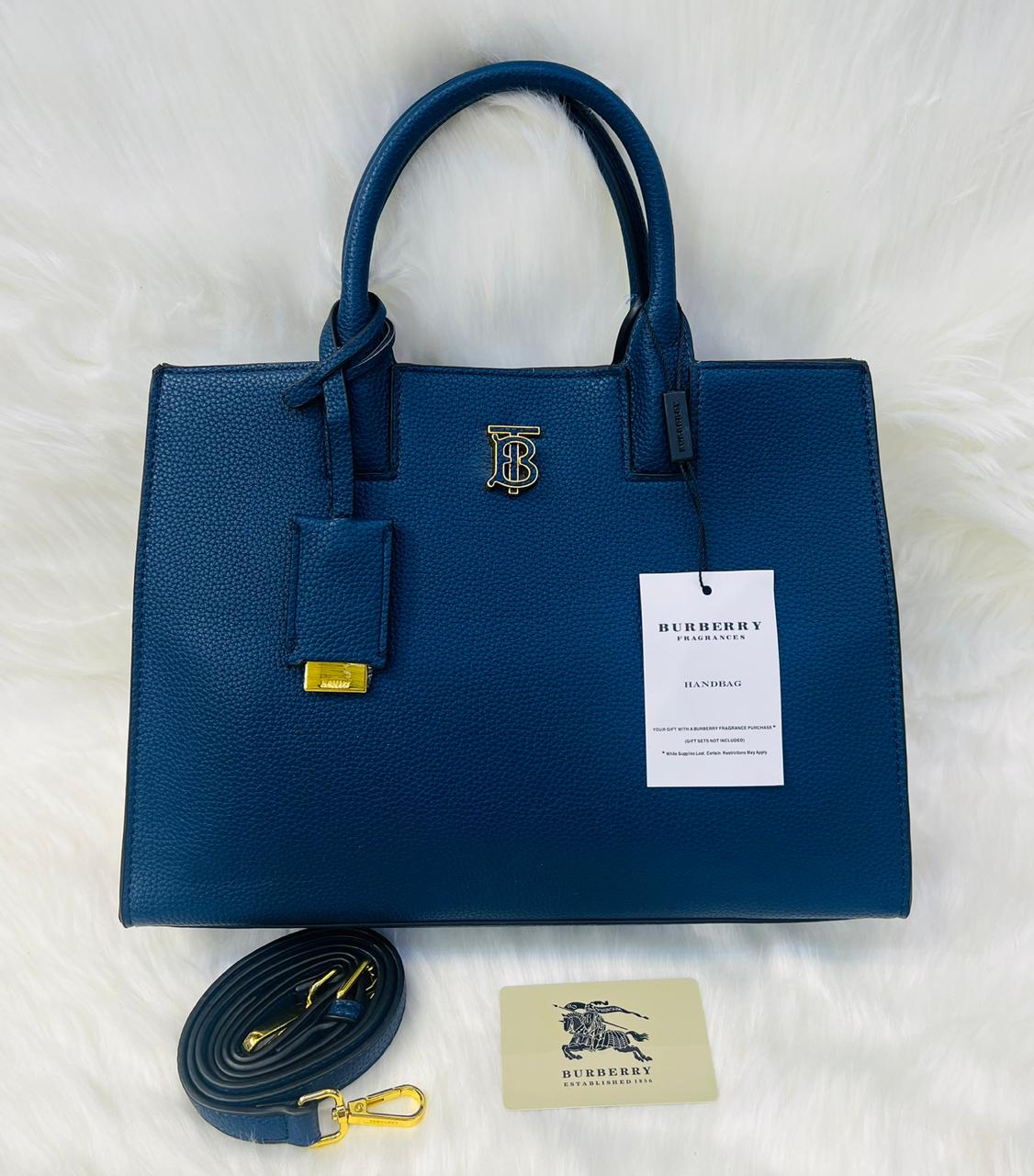 Burberry Small Frances Leather Tote Bag