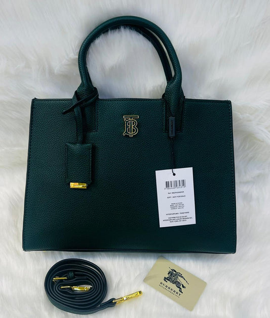 Burberry Small Frances Leather Tote Bag