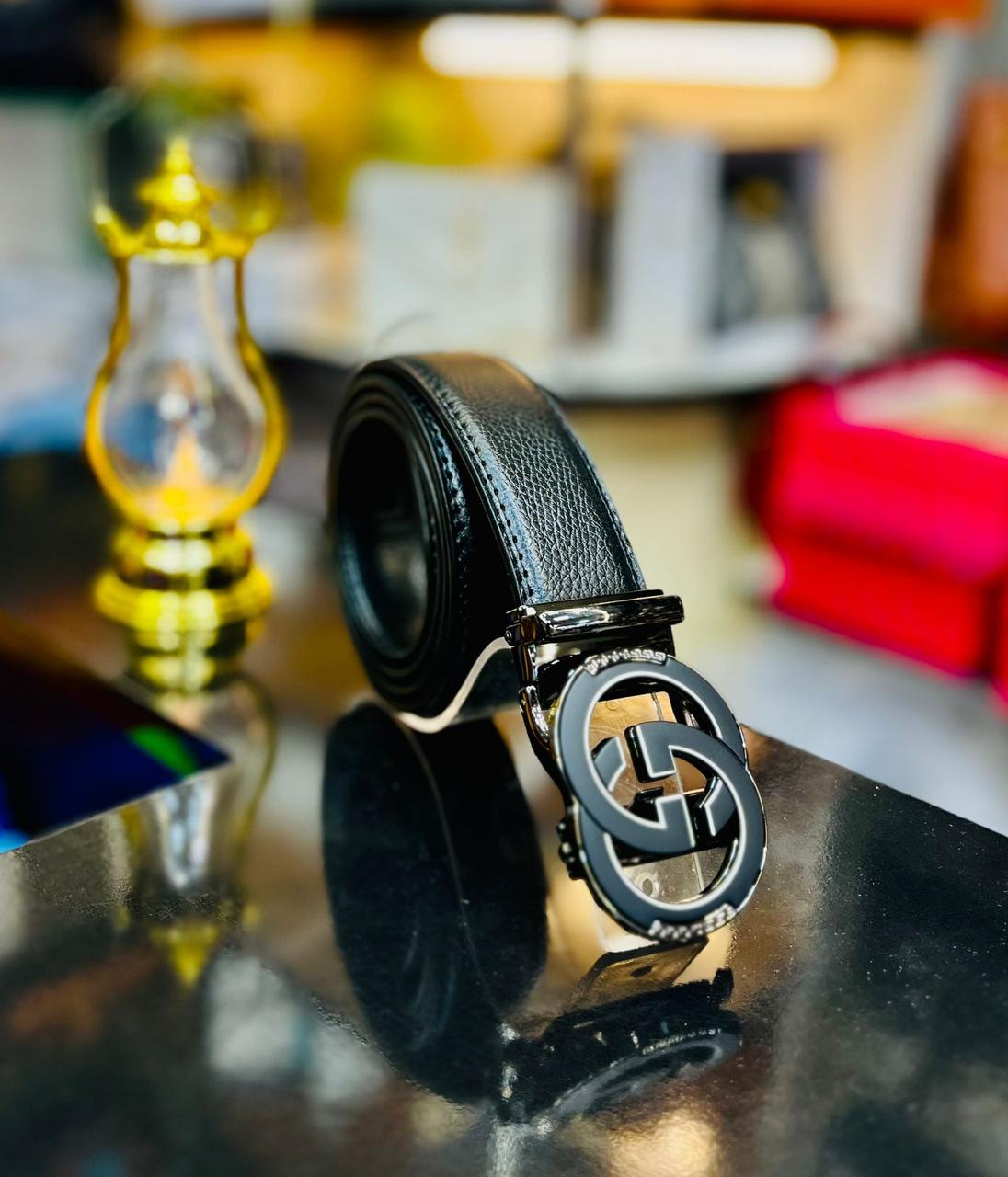 Gucci GG Leather Belt