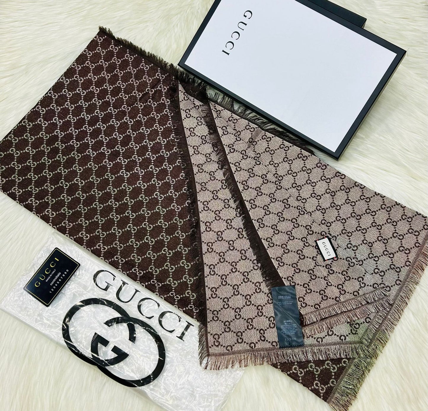 Gucci Premium Shawls 58×58 Inches