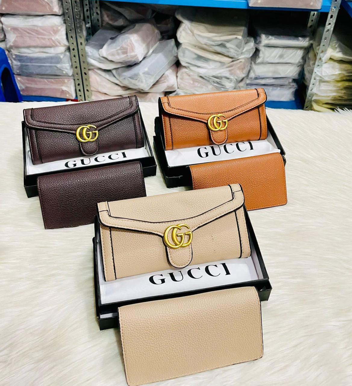 Gucci Leather 2in1 Envelop Wallet