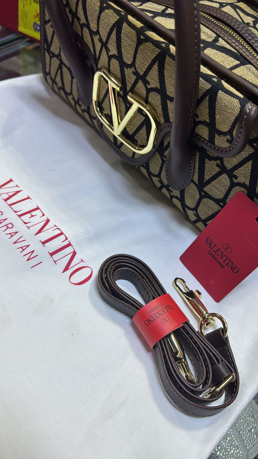 Valentino Garavani Embellished Locò Bag