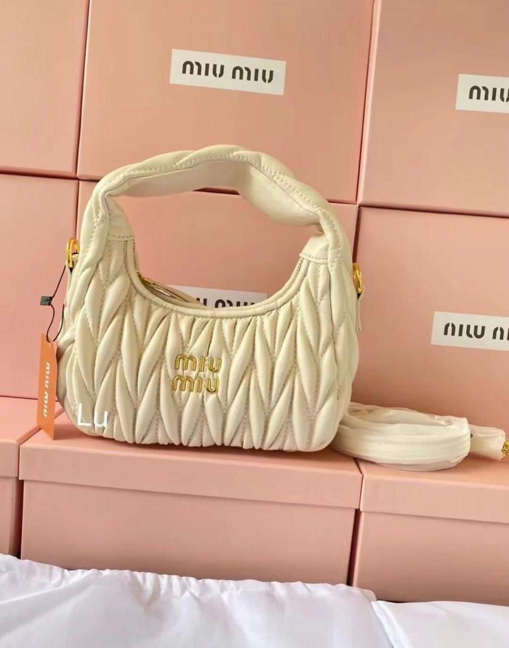 Miu Miu Wander Mini Hobo Handbag