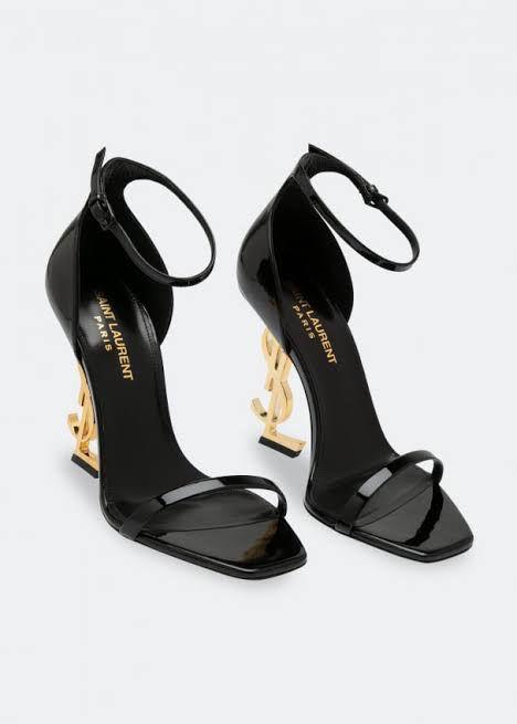 Saint Laurent Opyum Sandals Women Patent Leather