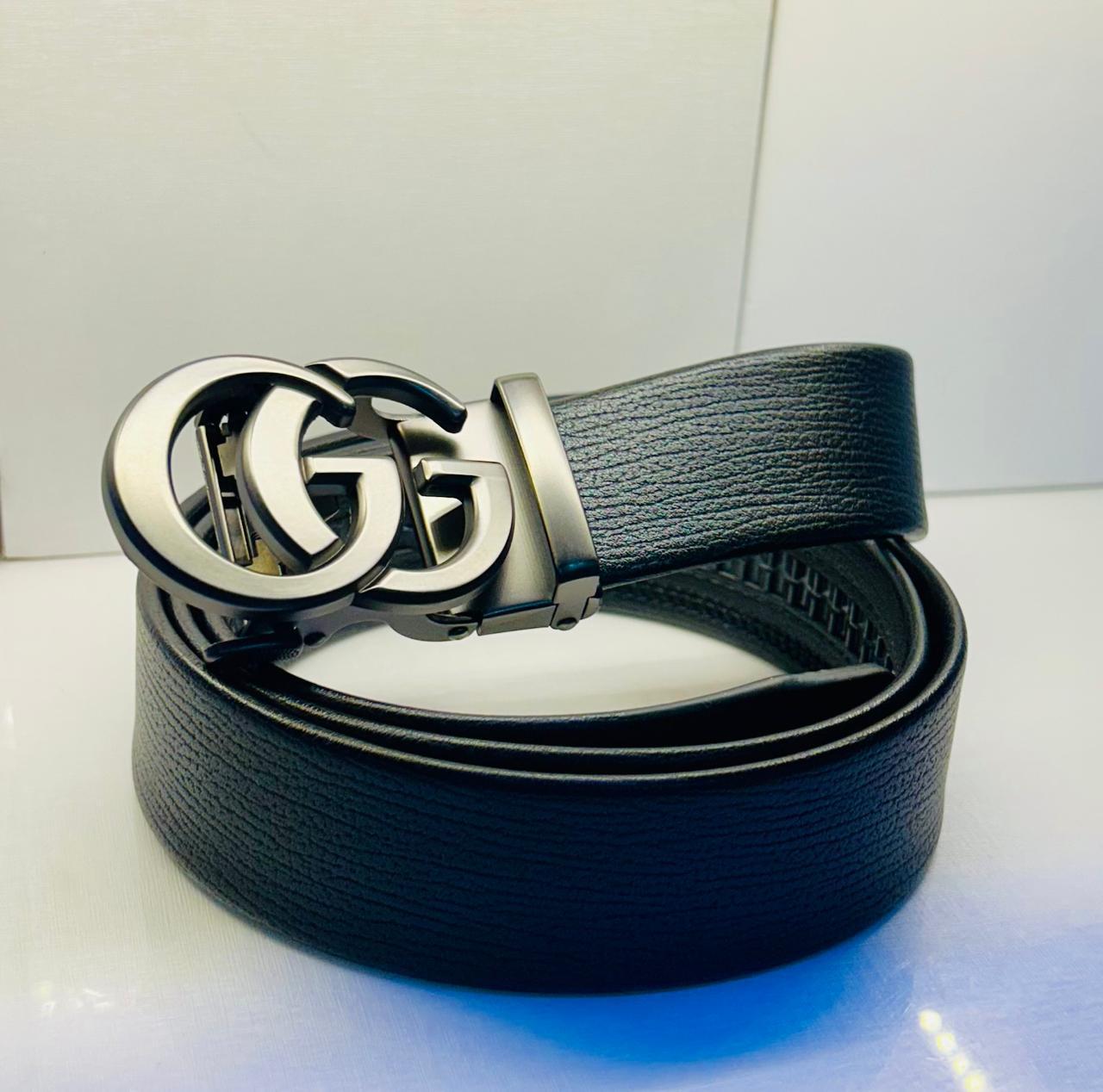 Gucci Black With Silver Buckle