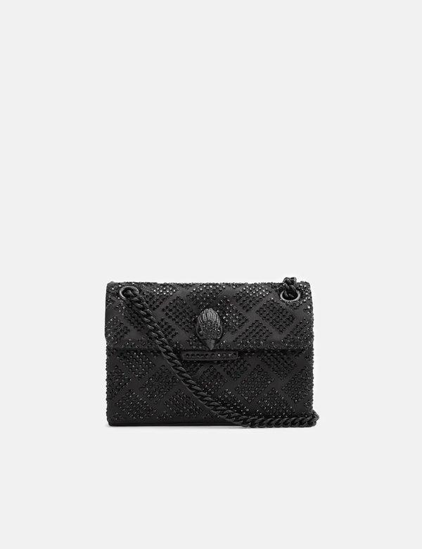 Kurt Geiger Crystal-Embellished Mini Kensington Bag