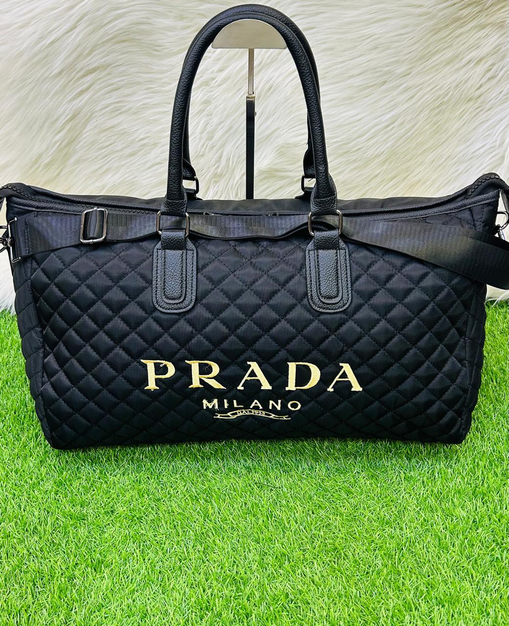 Prada Milano Nylon Travel Bag