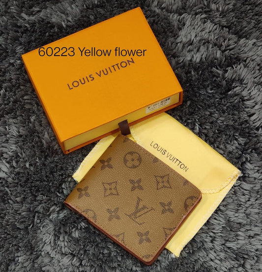 Louis Vuitton Wallets Yellow Flower