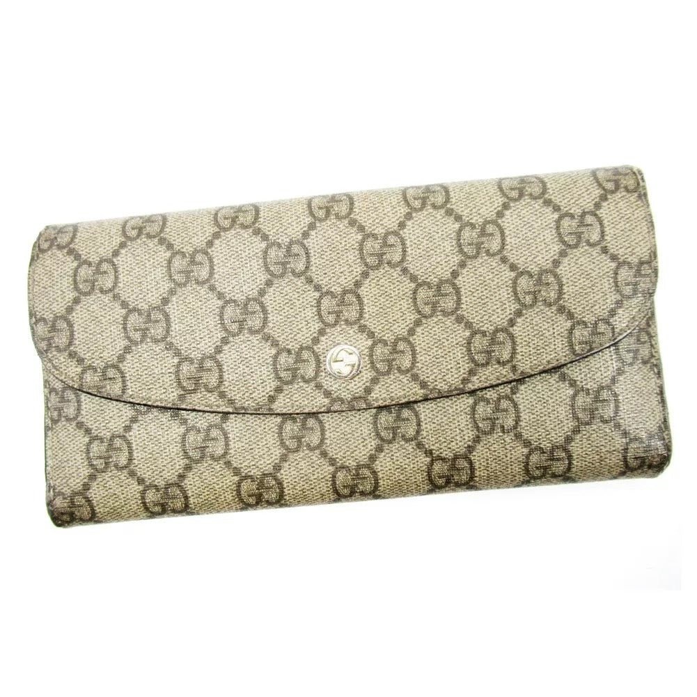 Gucci wallet GG pattern beige